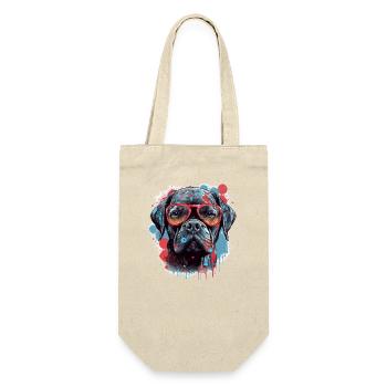 Dog - Gift Bag for Bottles - nature - Front