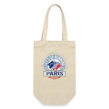 Let s go running in Paris Marathon - Gift Bag for Bottles - nature - Front