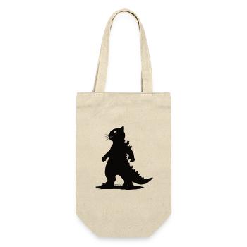 Cat Kaiju – Monster Movie & Cat Fans Watch Out! - Gift Bag for Bottles - nature - Front