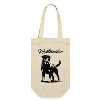 Fier de mon Rottweiler – la force avec le cœur - Sac à bouteille - nature - Devant