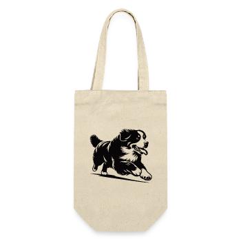 Bernese Mountain Dog – Proud of the gentle giant - Gift Bag for Bottles - nature - Front