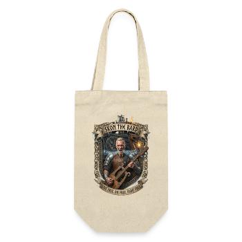 Skon der Barde - by Skon´s Rock & Metal - Geschenkbeutel für Flaschen - Natur - Vorne