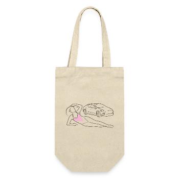 Trendy swimsuit - Gift Bag for Bottles - nature - Front