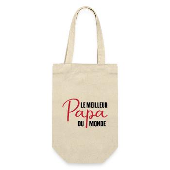 Le meilleur papa du monde - Sac à bouteille - nature - Devant
