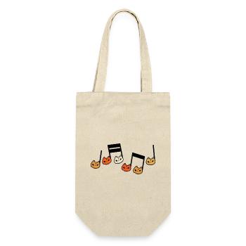 Halloween costume party music teacher - Gift Bag for Bottles - nature - Front