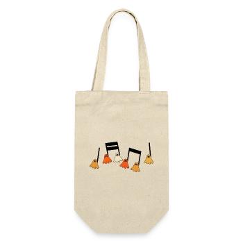 Halloween costume party music teacher - Gift Bag for Bottles - nature - Front