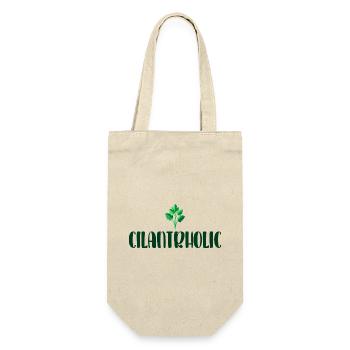 Cilanthrholic Food Herb I Love Cilantro - Gift Bag for Bottles - nature - Front
