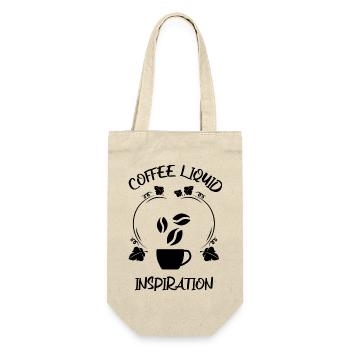 Coffee Espresso Coffee - Gift Bag for Bottles - nature - Front