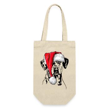 Santa Catahoula Léopard Chien de Noël Wilsigns - Sac à bouteille - nature - Devant