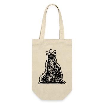 SECRET KING - Gift Bag for Bottles - nature - Front