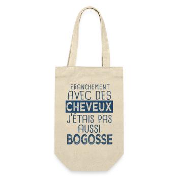 Homme sexy bogosse humour sans cheveux - Sac à bouteille - nature - Devant