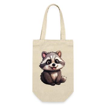 Baby Raccoon - Gift Bag for Bottles - nature - Front