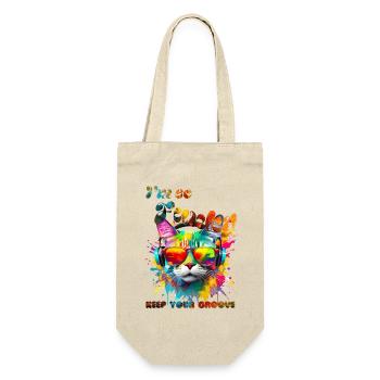 I'm so Funky. keep your groove. Chat - Sac à bouteille - nature - Devant