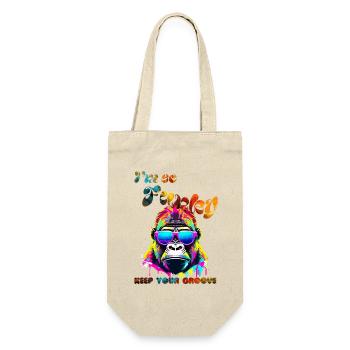 I'm so Funky. keep your groove. Gorille - Sac à bouteille - nature - Devant