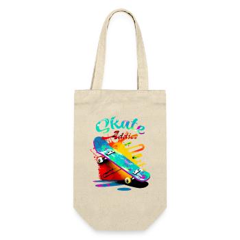 Skate addict - Sac à bouteille - nature - Devant