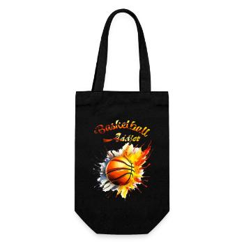Basketball addict - Sac à bouteille - noir - Devant