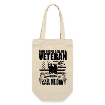 Some people call me veteran - Gift Bag for Bottles - nature - Front