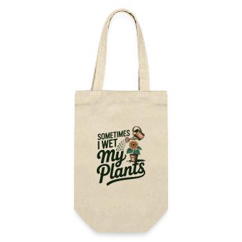 Parfois, je mouille mes plantes - Sac à bouteille - nature - Devant