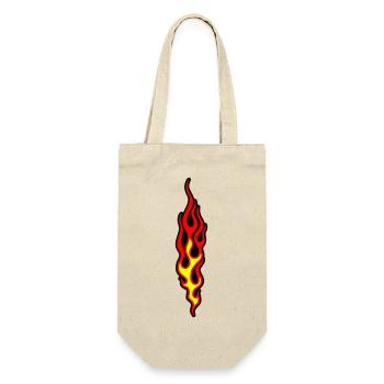 flammen - Gift Bag for Bottles - nature - Front