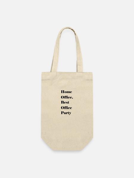 Homeoffice - Geschenkbeutel für Flaschen - Natur