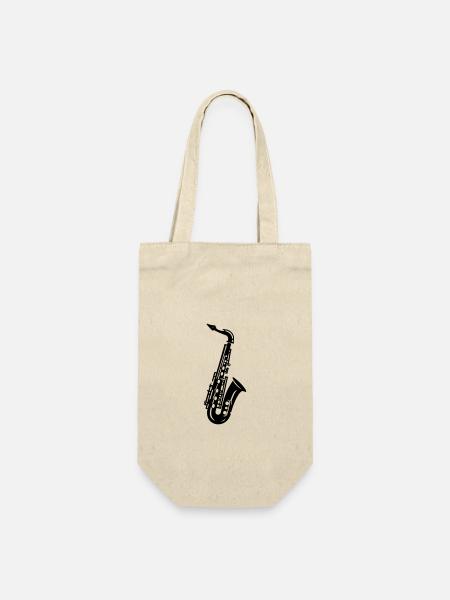 saxophone - Sac à bouteille - nature
