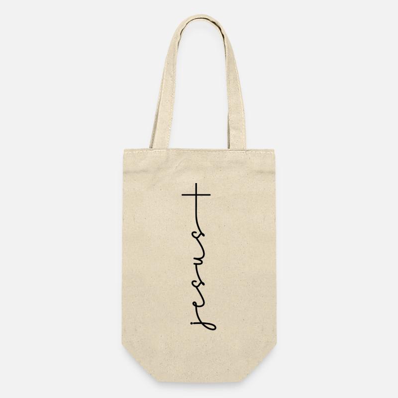 Jesus - Gift Bag for Bottles - nature