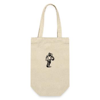 Big stormy basketball player with ball - Gift Bag for Bottles - nature - Front