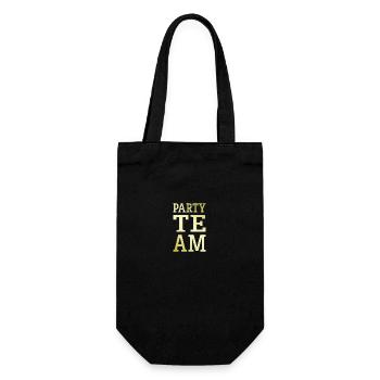 Équipe de fête - Sac à bouteille - noir - Devant