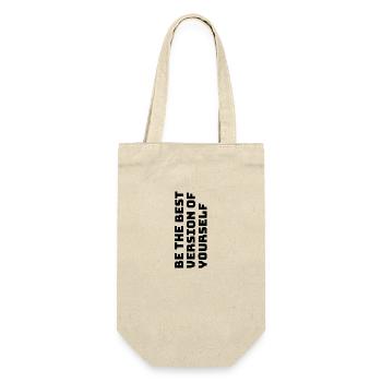 Be the best version of yourself - Gift Bag for Bottles - nature - Front