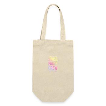 Swiss Party Crew Bunt Schweiz - Gift Bag for Bottles - nature - Front