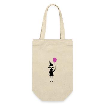 Anniversaire Ballon Fille Enfant - Sac à bouteille - nature - Devant