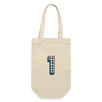 HAPPY BIRTHDAY. HAPPY BIRTHDAY. ANNIVERSARY. - Gift Bag for Bottles - nature - Front