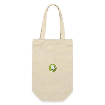 Ballsport - Geschenkbeutel für Flaschen - Natur - Vorne