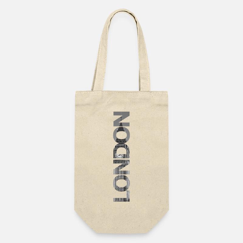 London Big Ben gift - Gift Bag for Bottles - nature