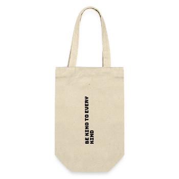 Soyez gentil avec toutes sortes - Sac à bouteille - nature - Devant