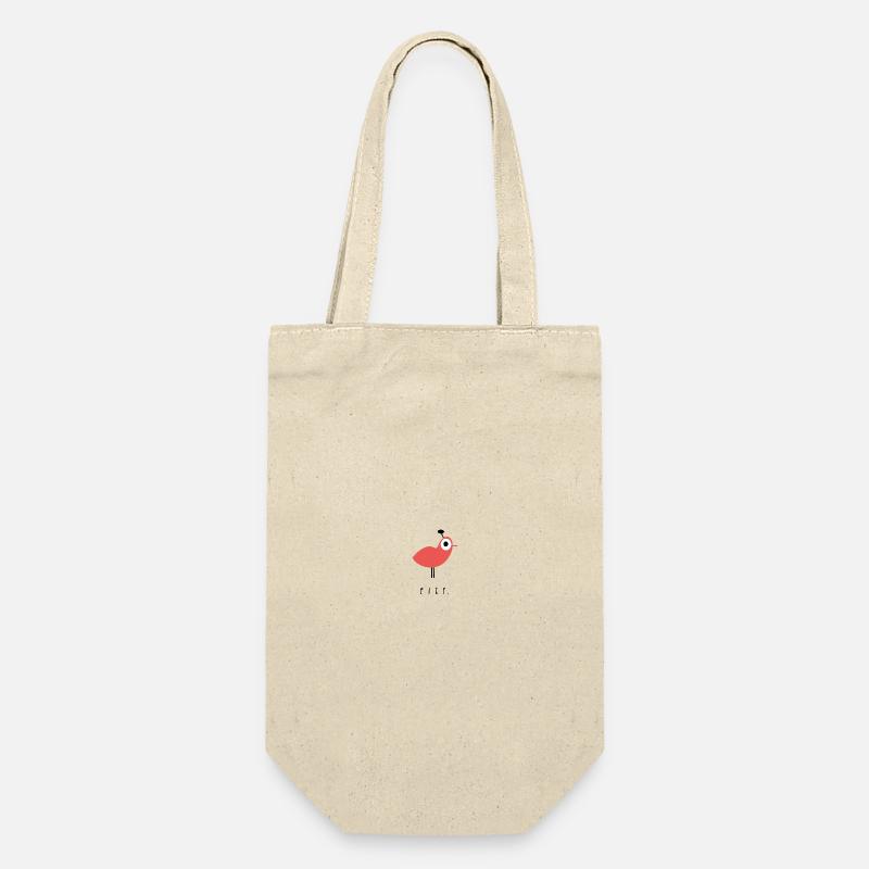Vogel - Geschenkbeutel für Flaschen - Natur