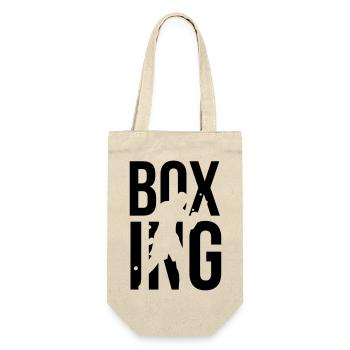 boxing - Gift Bag for Bottles - nature - Front