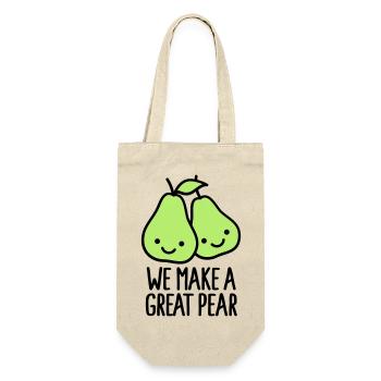 We make a great pear - Sac à bouteille - nature - Devant