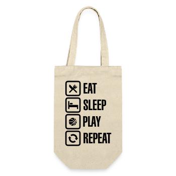 Eat Sleep Basketball Repeat - Gift Bag for Bottles - nature - Front