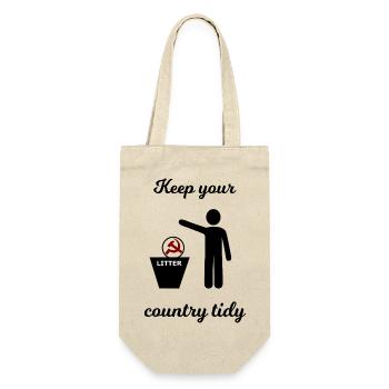 Socialism and Capitalism Funny - Gift Bag for Bottles - nature - Front