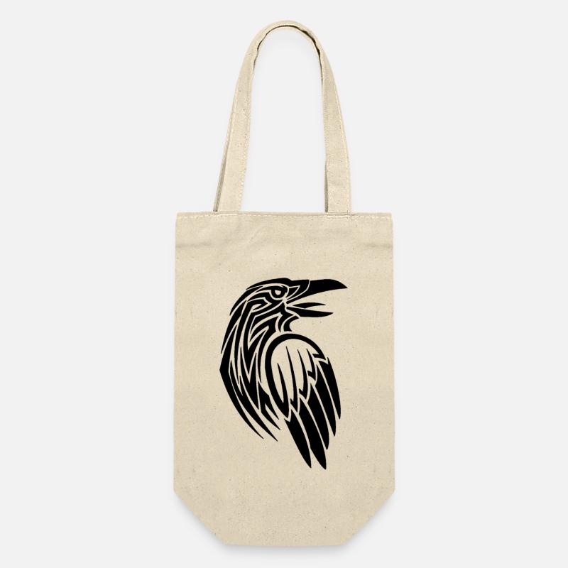 Corbeau viking - Sac à bouteille - nature