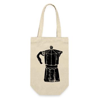 Coffee – But first coffee - Gift Bag for Bottles - nature - Front