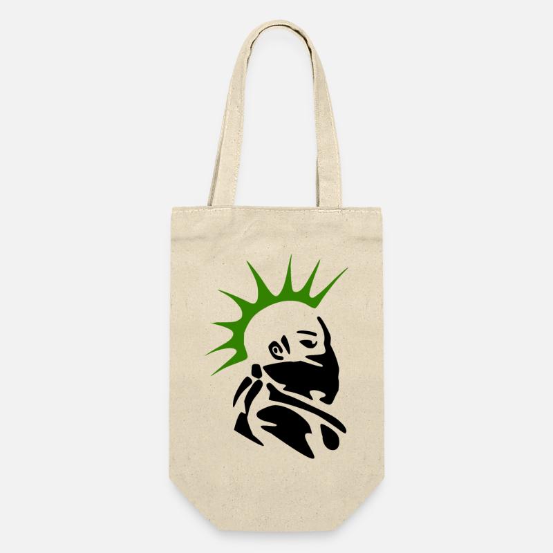 Punk - Geschenkbeutel für Flaschen - Natur