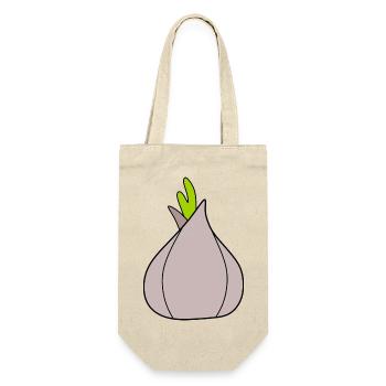 Légumes à l’oignon végétaliens - Sac à bouteille - nature - Devant
