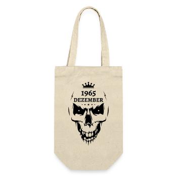 December 1965 Skull - Gift Bag for Bottles - nature - Front