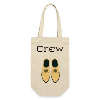 Junggesellenabschied JGA Crew Design - Geschenkbeutel für Flaschen - Natur - Vorne