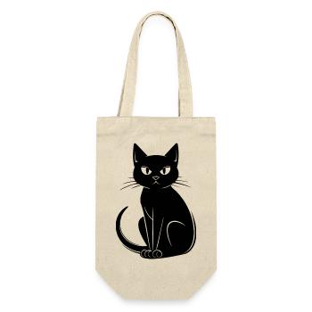Chat chaton chaton dame - Sac à bouteille - nature - Devant