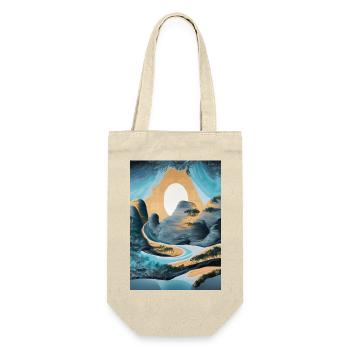 Abstrakte Landschaft - Abstract Landscape - Gift Bag for Bottles - nature - Front