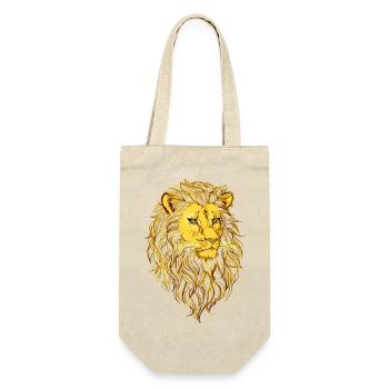 Tête de lion - Sac à bouteille - nature - Devant