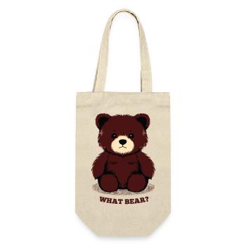 Welcher Bär? - Geschenkbeutel für Flaschen - Natur - Vorne